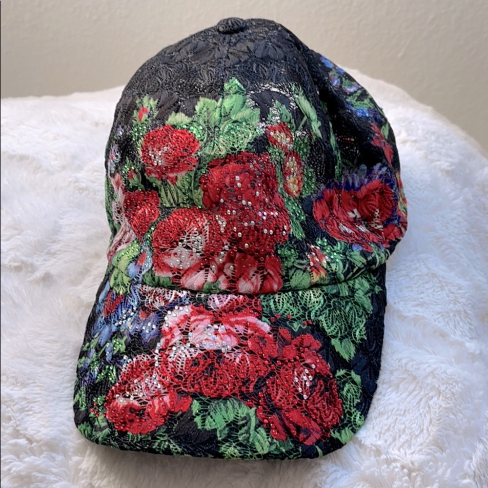 Russian Lace Cap with Swarovski Crystals.